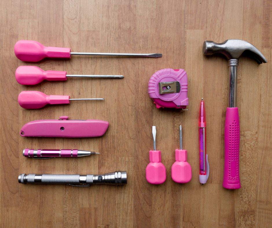 do I need a pink screwdriver like this selection of pink tools