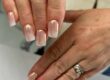 On trend wedding nails 2024 - pearl effect beautiful nails for weddings